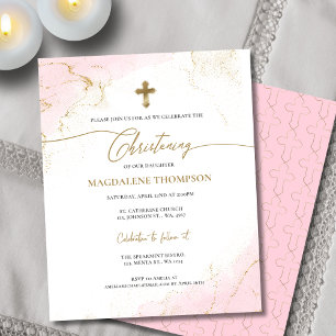 Moderne Rosa-Cross-Girl-Weihnachtszeit