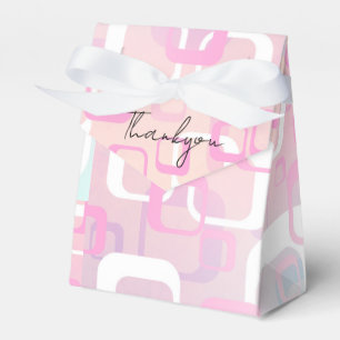 Moderne rosa Dankeschön-Geschenkbox Geschenkschachtel