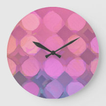 Moderne rosa Farben Abstrakt Circle Watercolor