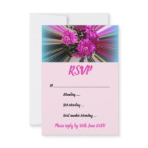 Moderne rosa, florale gestreift UAWG