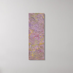 Moderne rosa gelb-grün Lila Schwarz Trendy Leinwanddruck