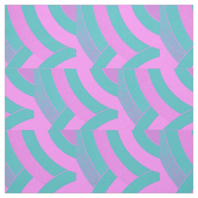 Moderne, rosa/grüne Schöpfer Stoff (Muster)