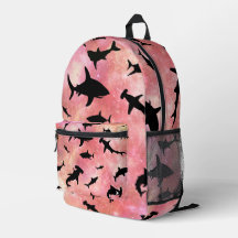 Moderne rosa Hai Gefälle Raum Galaxie Mädchen