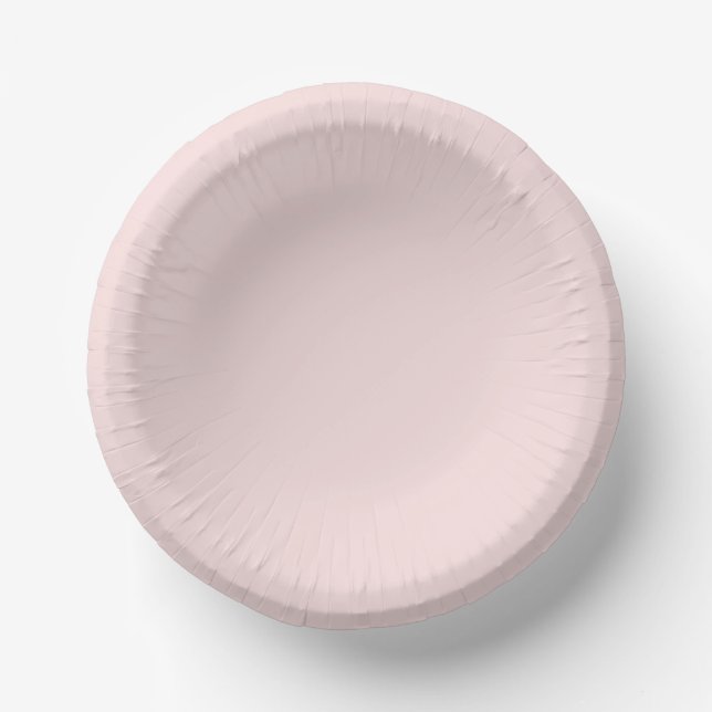 Moderne rosa Hauch Pappteller (Vorderseite)