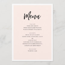Moderne rosa Hochzeit. Minimalistisch