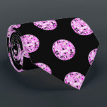 Moderne rosa Lila Diskothek Ball-Muster Schwarz Krawatte<br><div class="desc">Tanz, Tanz! Evergreen Disco Mirrorball Design für jede tanzende Königin. Disco Ball Illustration Muster rosa ästhetische Wohngestaltung, Party Produkte und Geschenke.</div>