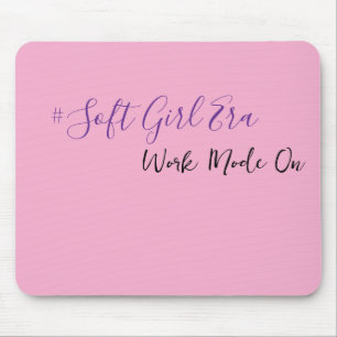 Moderne rosa Mädchen-Motiv-Mauspad Mousepad