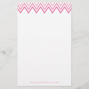 Moderne rosa Ombre Sparren Briefpapier