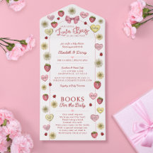 Moderne rosa Paare Valentinstagsthema Baby Shower