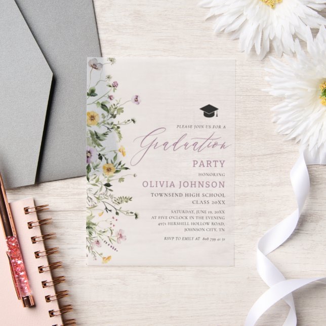 Moderne rosa Partei für den Abschluss Lila Wildblu (Hochzeit)