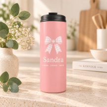 Moderne rosa Schleifen-Namens-Inspirationszitat
