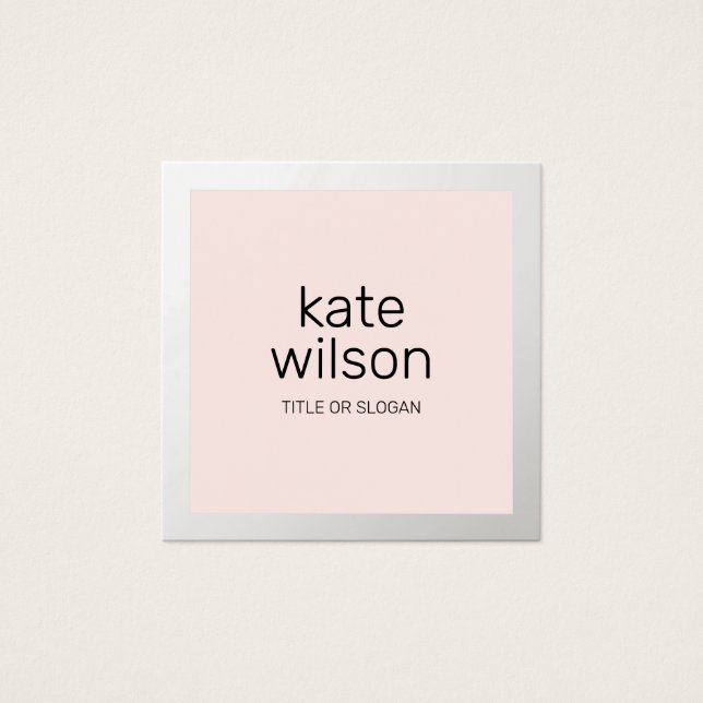 Moderne Rosa Schönheit Beruflich (Vorderseite)