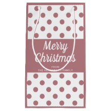 Moderne rosa Schrift Frohe Weihnachten