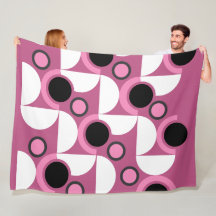 Moderne rosa, schwarz und grau