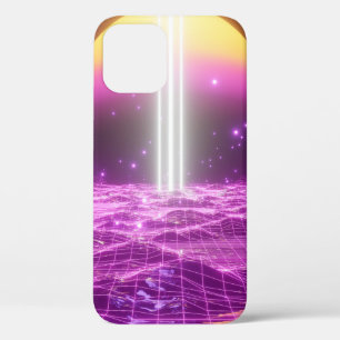 Moderne rosa Science-Fiction-Pop-Art-Szene3 Case-Mate iPhone Hülle