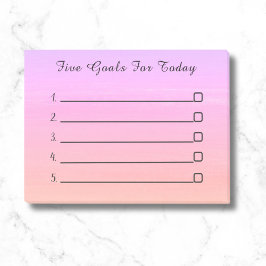 Moderne rosa Trendy Post-it Klebezettel