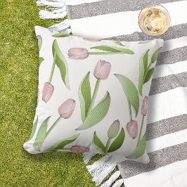 Moderne rosa Tulip Kissen