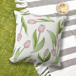 Moderne rosa Tulip Kissen