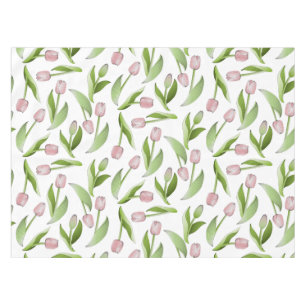 Moderne rosa Tulpe Tischdecke