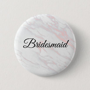 Moderne rosa und graue Marmorbrücke Button