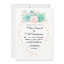 Moderne rosa und grüne Aquarellfarben