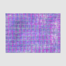 Moderne rosa und Lila Gitterlinien Abstrakt Seidenpapier