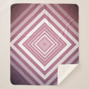 Moderne rosa und weiße Gravierplätze Sherpadecke