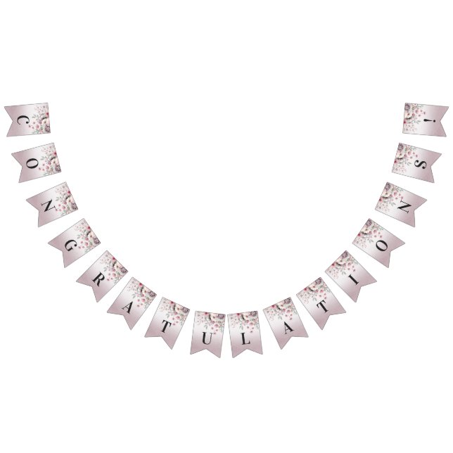 Moderne rosa, weiße, bläserne Jagdflagge Wimpelkette (Alle)