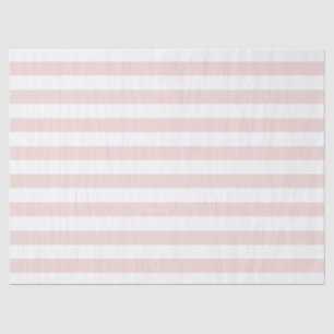 Moderne, rosa, weiße Streifen elegant mädchenhaft Seidenpapier