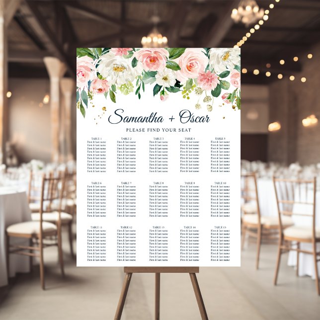 Moderne rosafarbene Blume und Goldfallen Poster (Von Creator hochgeladen)