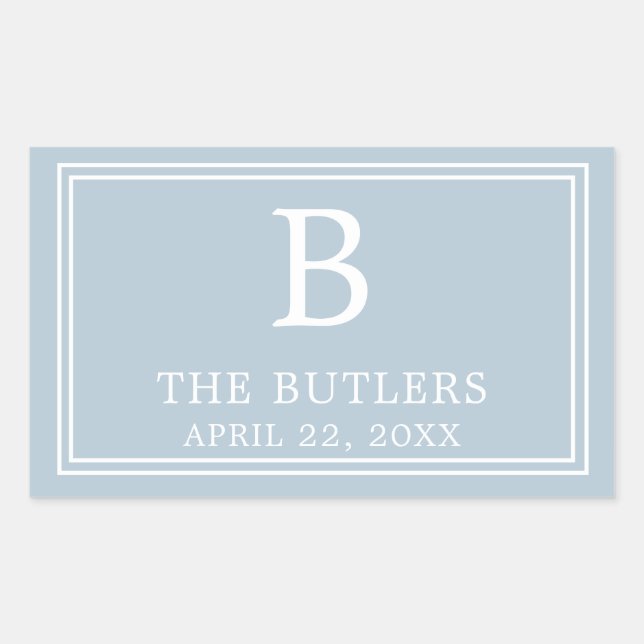 Moderne, rosafarbene, rechteckige Aufkleber (Vorderseite)