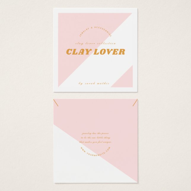 Moderne rosafarbene Teeklatte (Vorne & Hinten)