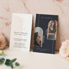 Moderne Rose Beauty Foto Arche Marine Visitenkarte