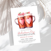 Moderne Rose Beer Galentine's Day Party