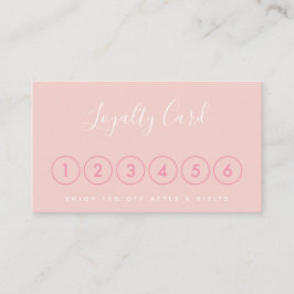 Moderne Rose Blush Blütenblätter Visitenkarte