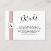 Moderne Rose für Hochzeiten in Monogramm