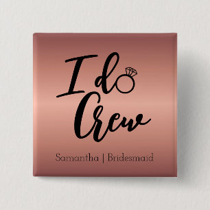Moderne Rose Gold I Crew Bachelorette Button