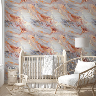 Moderne Rose Gold Rosa Marmor Tapete