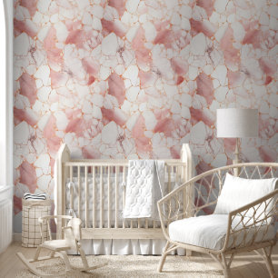 Moderne Rose Gold Rosa Marmor Tapete