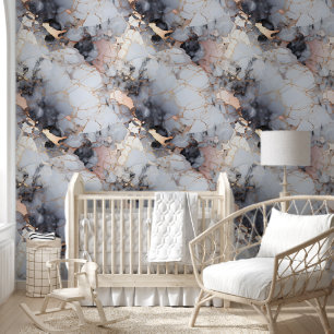 Moderne Rose Gold Rosa Marmor Tapete