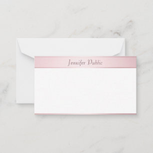 Moderne Rose Gold Script Elegante Vorlage