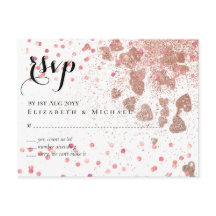 Moderne Rose Gold Trendy Budget Hochzeit