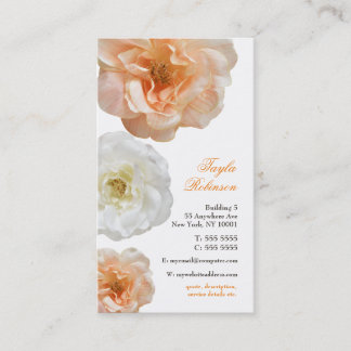 Moderne Rose im Garten Personalisiert Profil Visitenkarte