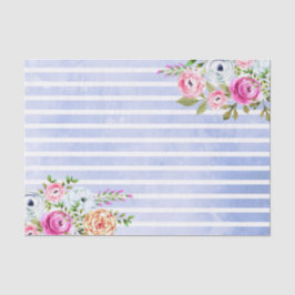 Moderne Rose mit Blumenwasser Seidenpapier