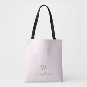 Moderne roségoldene Schriftmonogramm
