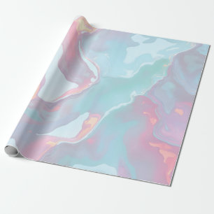Moderne Roségoldene Soft Mint Luxus-Kollektion Geschenkpapier