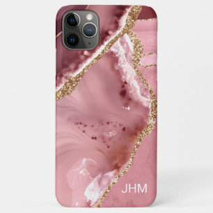 Moderne Rosen-Gold-Achat Case-Mate iPhone Hülle