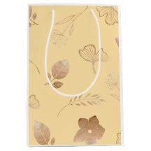 Moderne Rosen-Gold-Blumen und Blätter