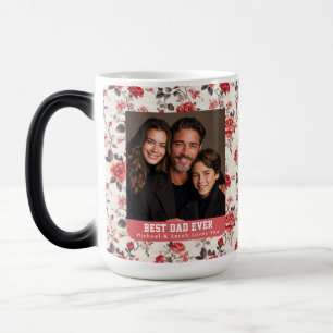 Moderne Rosenstrauß-Pop-Photo-Stanley-Kaffeetasse Verwandlungstasse