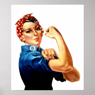Moderne Rosie The Riveter Poster
